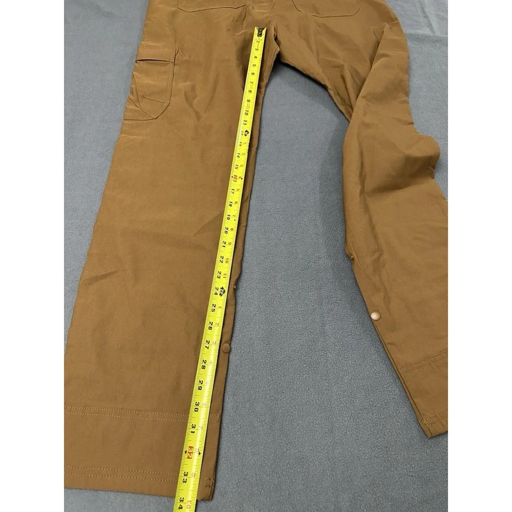 Prana Stretch Zion Slim Pants II Men's Size 38x34 Sepia Brown